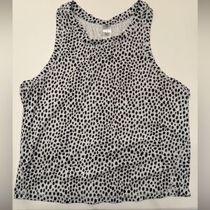 Altar'd State Black and White Dotted Tank Top